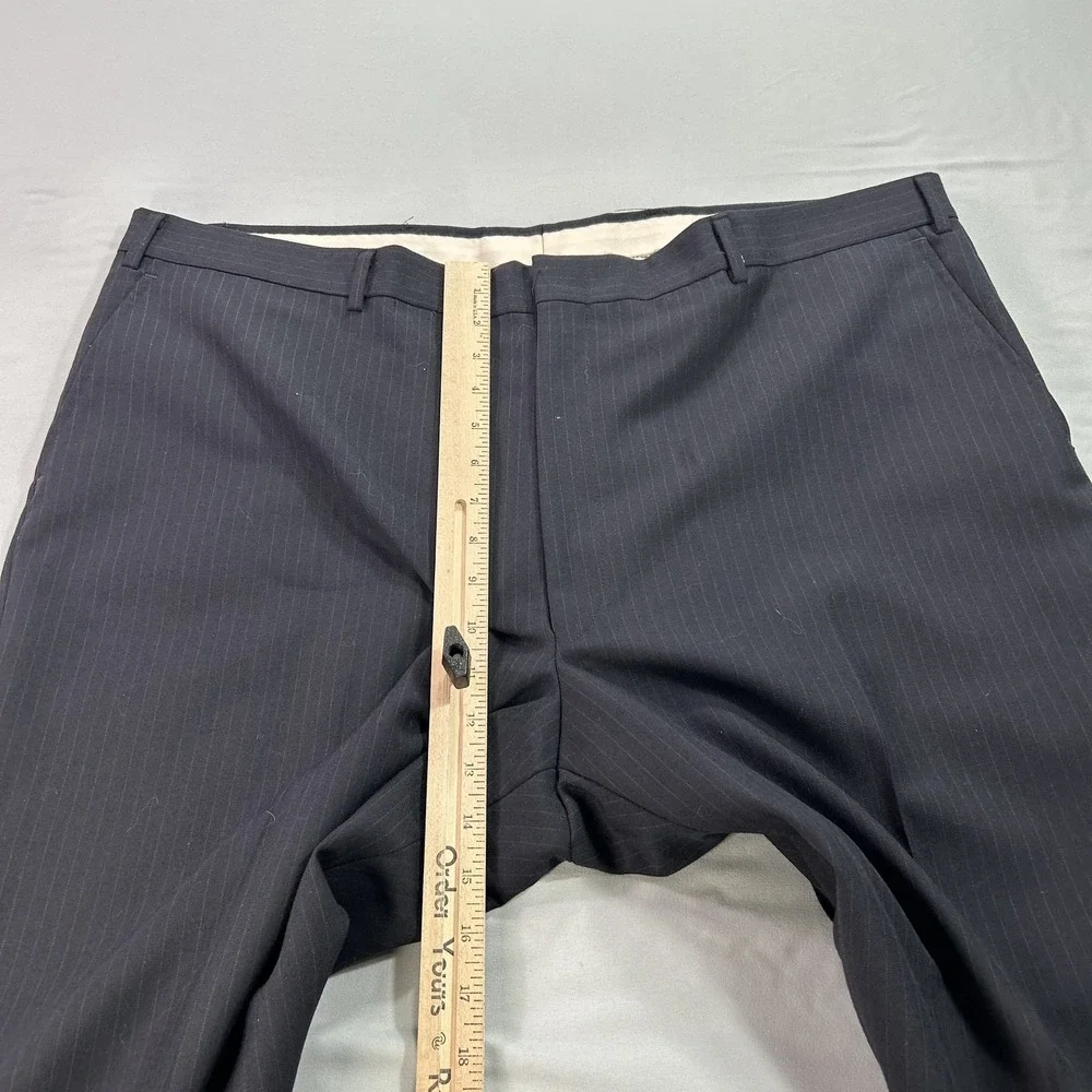 Christian Brooks‎ Suit Mens 44L Pinstripe Wool Blend Blazer Pants 42x26